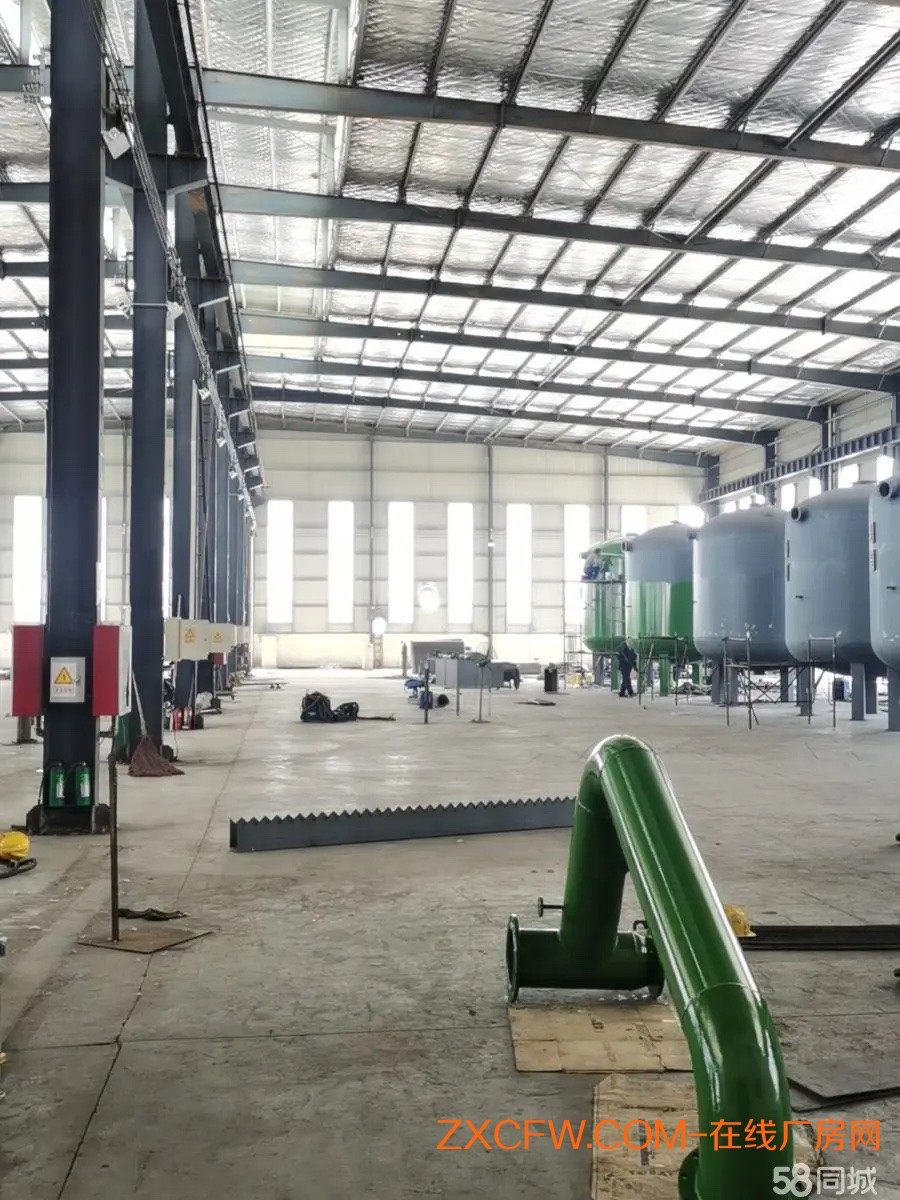 巩义标准厂房出租高度15米高标准厂房有行车，可环评，可做打磨、油漆行业，可自建车间-河南厂房出租