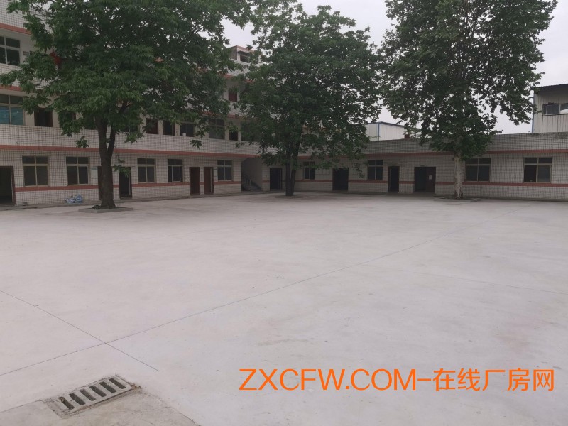 成都温江区八成新独门独院厂房4600平出租，超大空地，适合食品加工，机械加工行业入驻-四川厂房出租