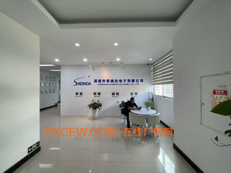 广东深圳厂房出租-沙井后亭地铁口旁1000平方精装修可分租原房东有红本，适合电子组装研发生产