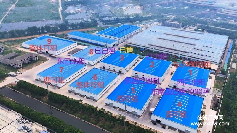 江苏镇江厂房出租-临近港口 国道旁 国家级重点高新技术开发区 高标单层厂房对全球招商出租