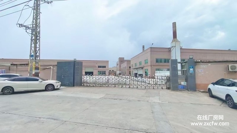 东莞单一层砖墙到顶滴水8米厂房独门独院超大空地厂房出租-广东厂房出租