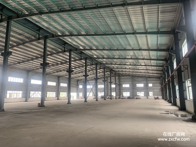 广东东莞钢结构厂房出租-惠州博罗重型钢钩厂房，证件齐全，东莞北18000平重工钢钩厂房，长150米