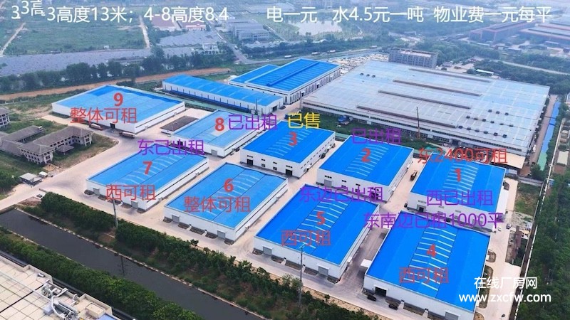 江苏镇江厂房出租-2000平临近港口 国道旁 国家级重点高新技术开发区 高标单层厂房对全球招商出租