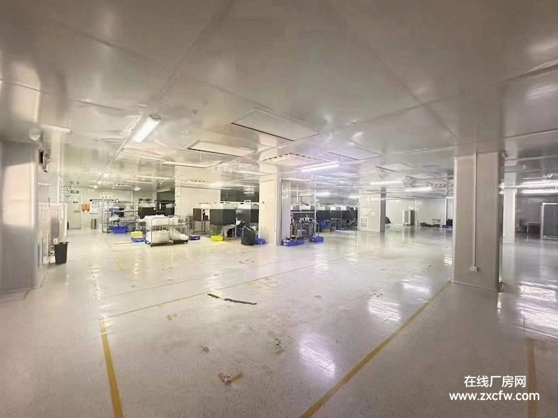深圳厂房出租-观澜福民红本厂房 独栋1-3层6150平带无尘车间出租