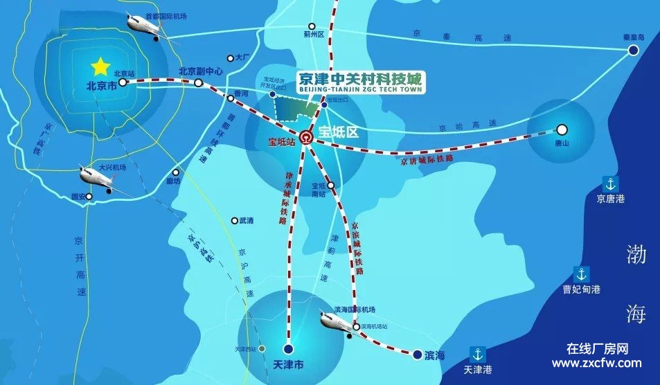 天津厂房出租-宝坻中关村科技城2000平米独院办公厂房招商