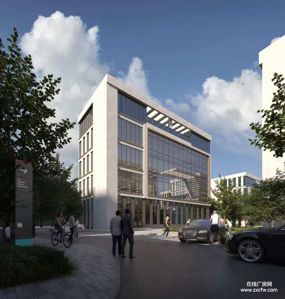 河南郑州厂房出售-中州大道南三环花园式1000㎡独栋厂房出售 可办公有电梯租售均可