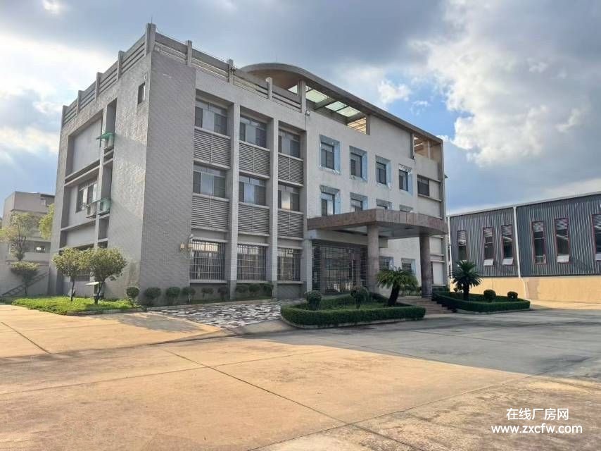 广州厂房出租-花都狮岭镇12500㎡独门独院铁皮厂房出租配套齐全大空坝可办公