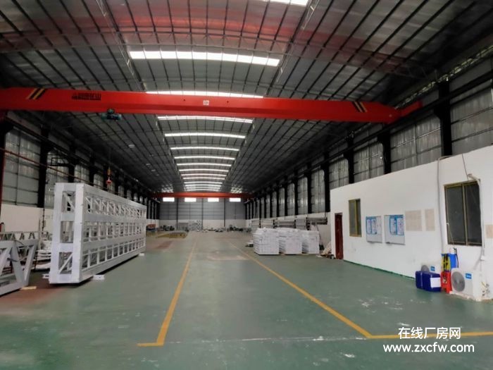 广东佛山厂房出租-南海狮山兴贤工业区2200平独院钢构厂房出租 带10吨行车住宿可办公