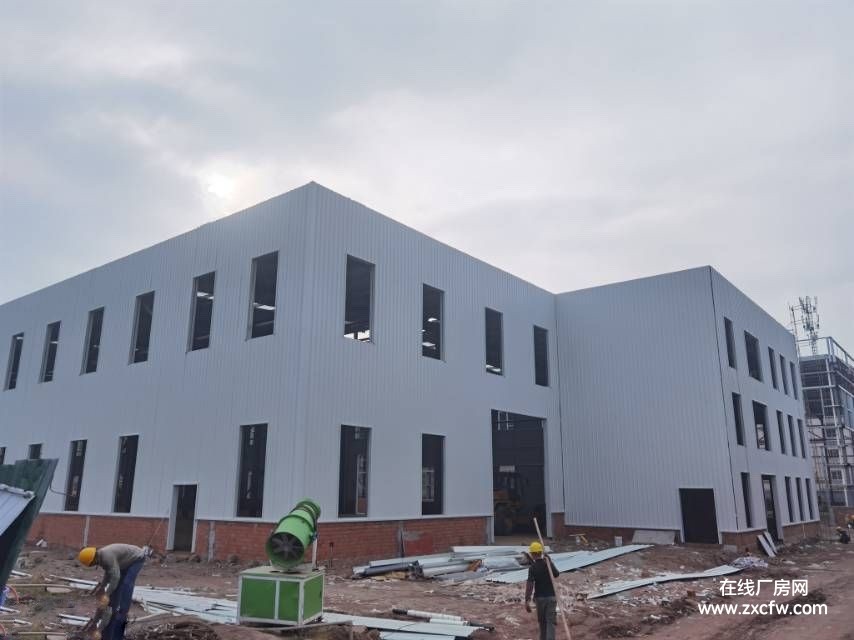 四川内江厂房出租-内江经开区1450㎡标准化全新单层厂房出租出售 可做机械加工智能制造