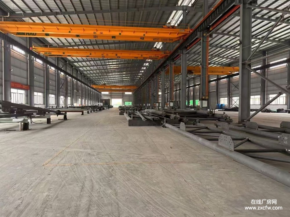 惠州厂房出租-博罗石湾独院带50台航车工业厂房出租 精装修交通便利