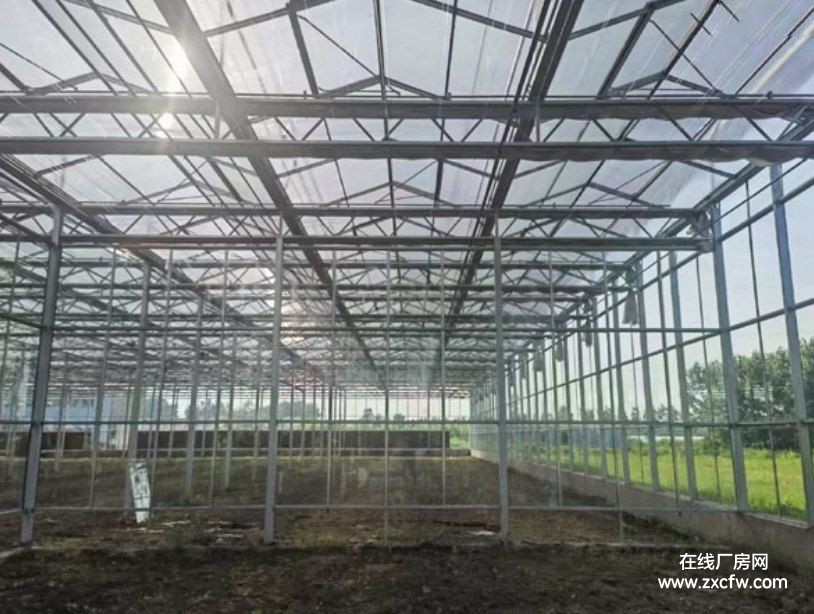 许昌厂房出租-许昌鄢陵花卉玻璃智能温室厂房出租 自动化环境控制系统、水肥一体化、智能遮阳系统